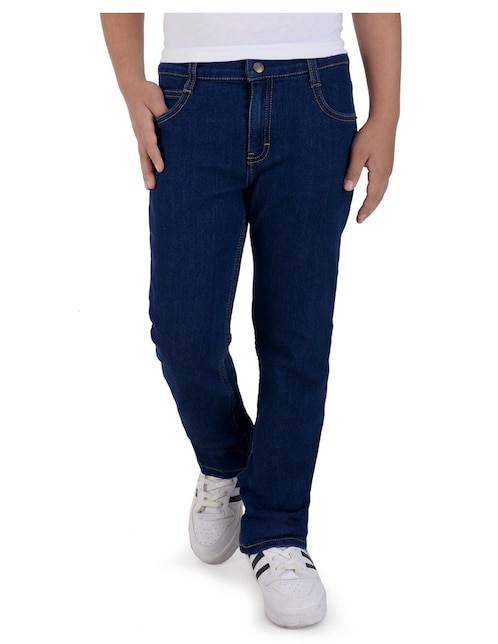 Jeans slim 212310849 lavado medio para niño 1