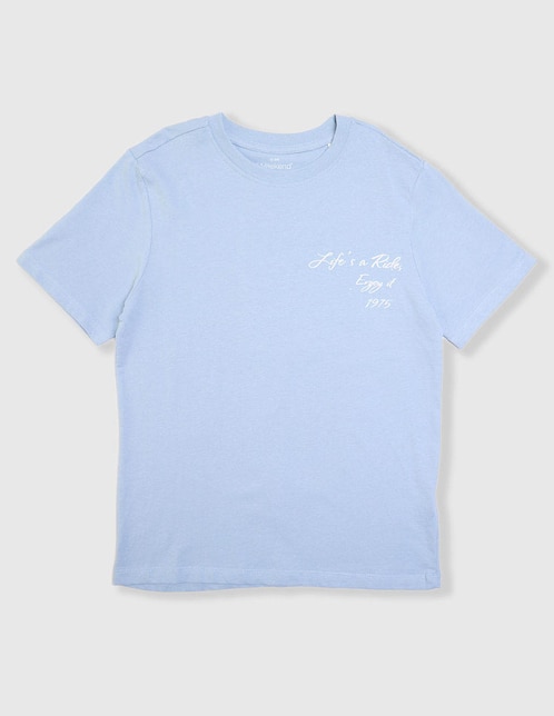 Playera Weekend manga corta para niño