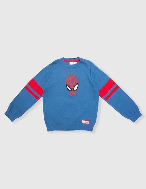Suéter tejido Disney Dtr Marvel Spider-Man para niño