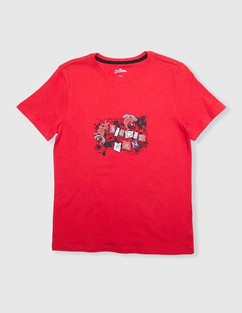 Playera Spider-Man Marvel manga corta para niño 1