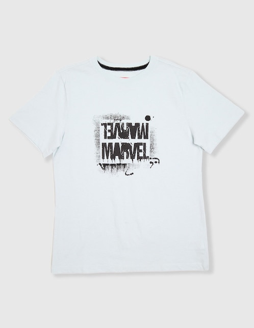 Playera Disney DTR Marvel manga corta para niño