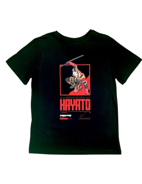 Playera Freefire Free Fire Tycoon manga corta para niño Suburbia