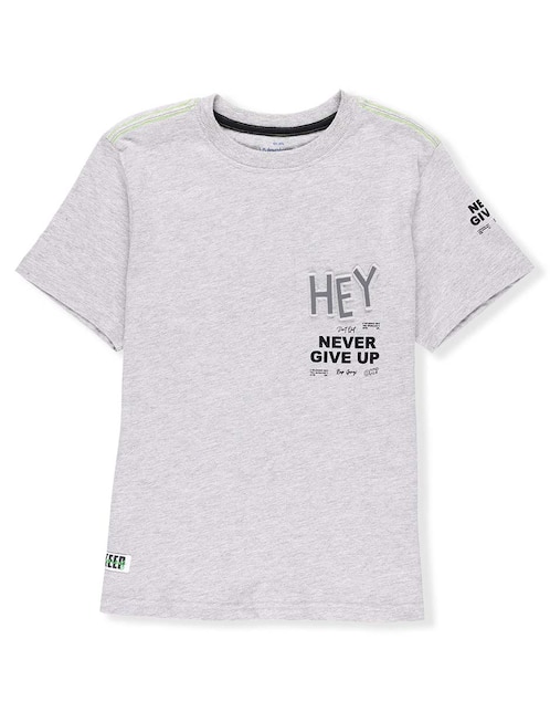 Playera Weekend manga corta para niño