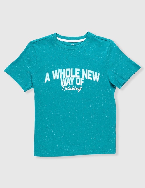 Playera Weekend manga corta para niño
