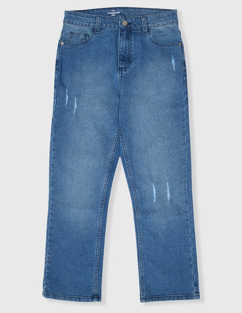Jeans slim deslavado para niño 1