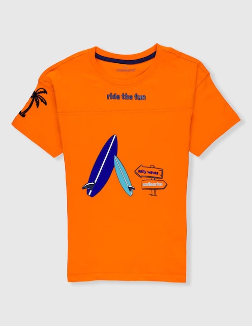 Playera manga corta para niño 1