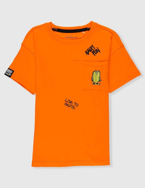 Playera manga corta para niño 1