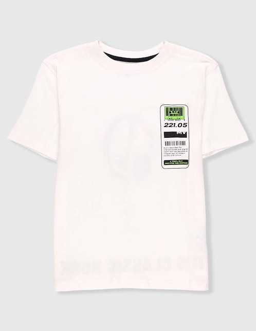 Playera Weekend manga corta para niño