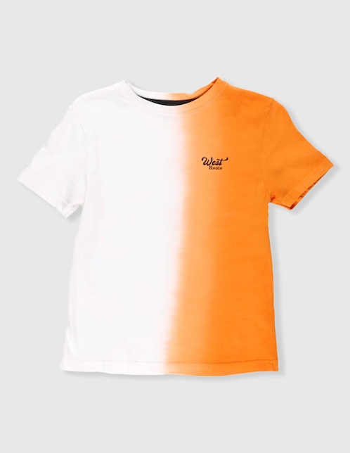 Playera Weekend manga corta para niño
