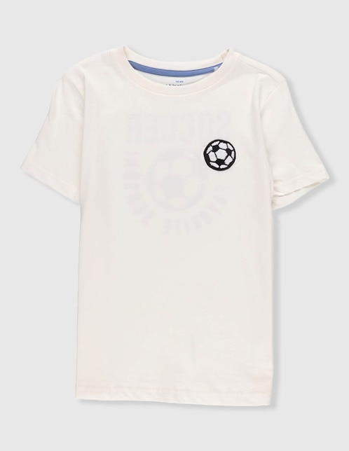 Playera Weekend manga corta para niño