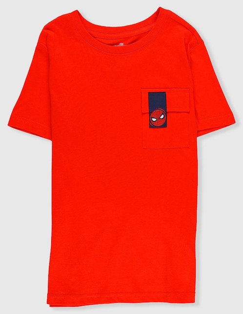 Playera Marvel Dtr Spider-man manga corta para niño