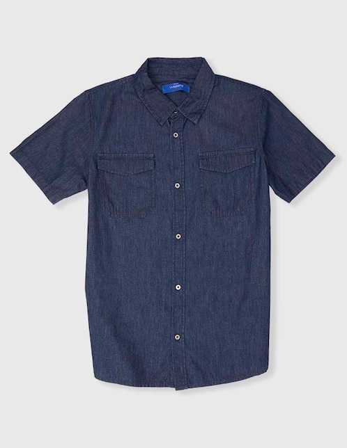 Camisa casual Weekend de algodón manga corta para niño