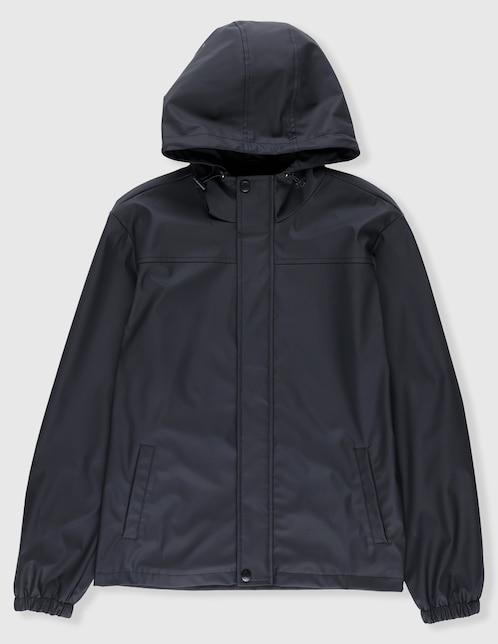 IMPERMEABLE WEEKEND, 14, NEGRO LISO CON