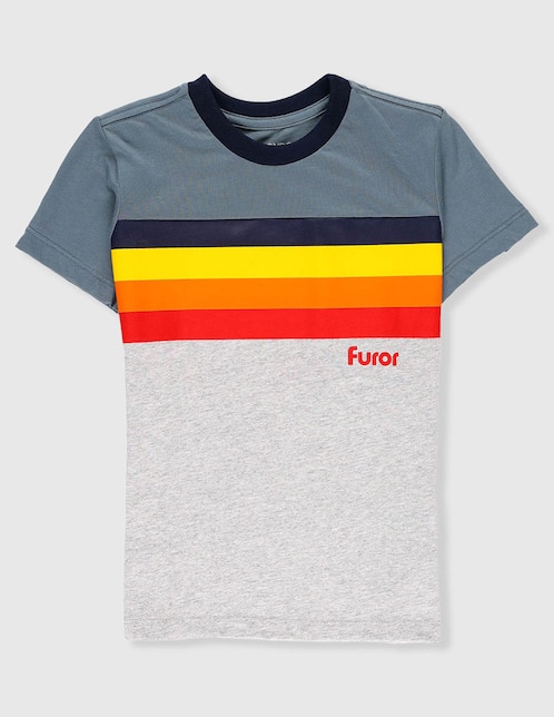 Playera Furor manga corta para niño