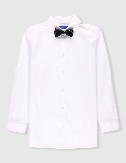 Camisa de vestir Weekend manga larga para niño