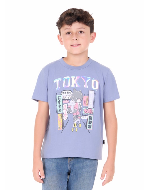 Playera manga corta para niño 1