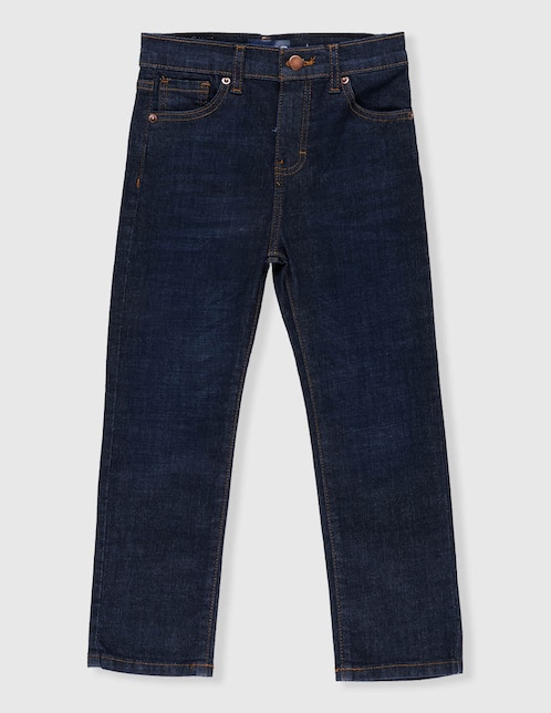 Jeans slim Furor lavado obscuro para niño