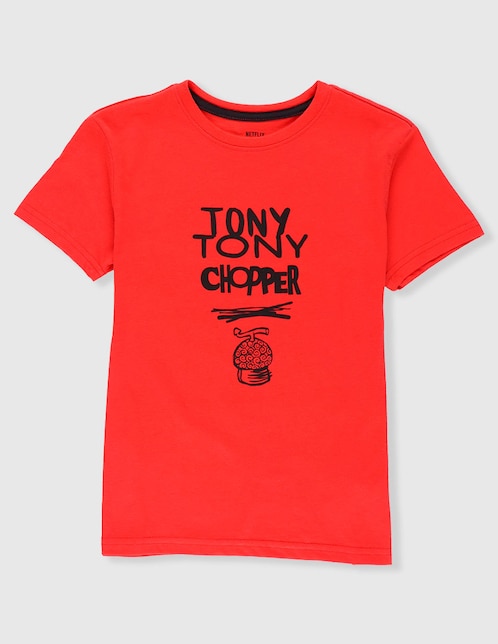 Playera Tony Tony Chopper manga corta para niño 1