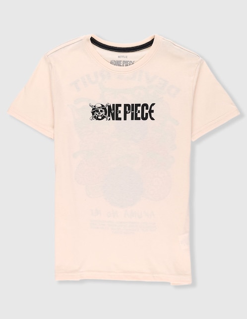 Playera Panaderia One Piece Netflix manga corta para niño