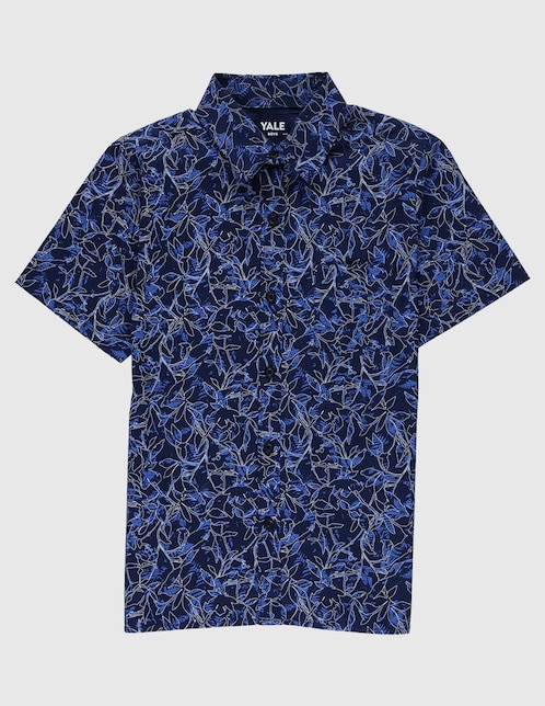 Camisa casual Yale manga corta para niño