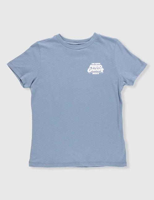 Playera Nintendo Mario Bros manga corta para niño