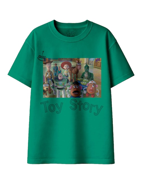 Playera Disney Toy Story manga corta para niño