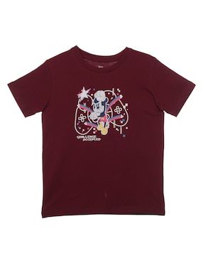 Playera Disney Dtr Manga Corta Para Niño