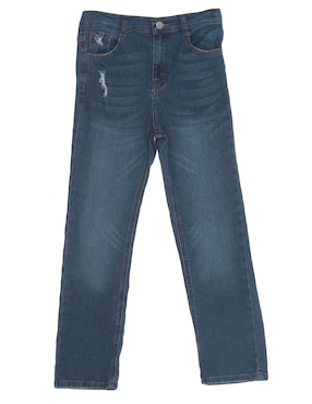 Jeans slim Weekend lavado destruido para niño