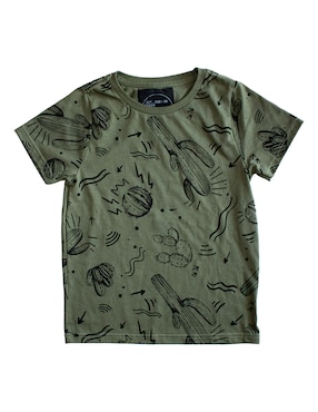 Playera Furor manga corta para niño