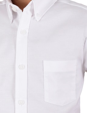 Camisa casual Yale de algodón manga corta para niño