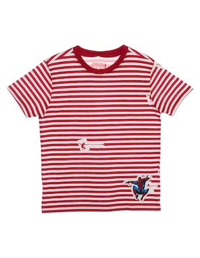 Playera Disney DTR Marvel Manga Corta Para Niño