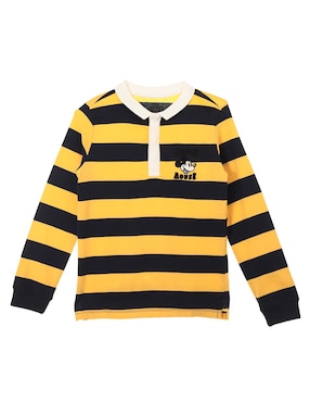 Playera Tipo Polo Disney DTR De Algodón Para Niño