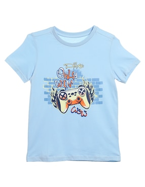 Playera Weekend Manga Corta Para Niño