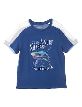 Playera Weekend manga corta para niño