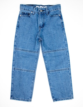 Jeans slim Furor deslavado para niño