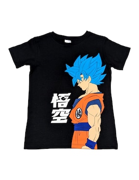 Playera Dragon Ball Manga Corta Para Niño