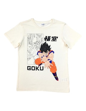 Playera Dragon Ball Z Manga Corta Para Niño