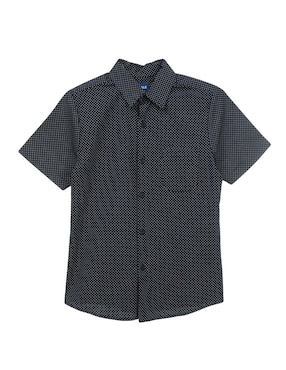 Camisa Casual Yale De Algodón Manga Corta Para Niño