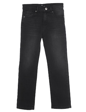 Jeans straight Weekend lavado obscuro para niño