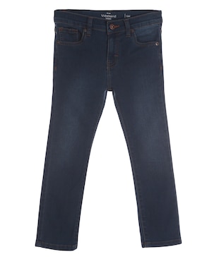 Jeans Slim Weekend Lavado Obscuro Para Niño