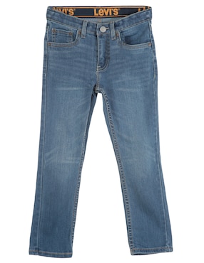 Jeans Straight Levi's lavado obscuro para niño