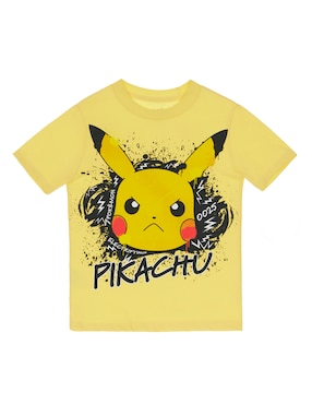 Playera Pokemon Manga Corta Para Niño