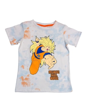 Playera Dragon Ball Manga Corta Para Niño