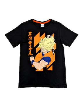 Playera Dragon Ball Manga Corta Para Niño