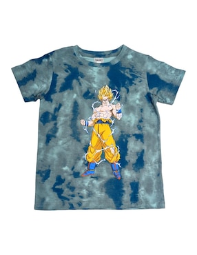 Playera Dragon Ball Manga Corta Para Niño