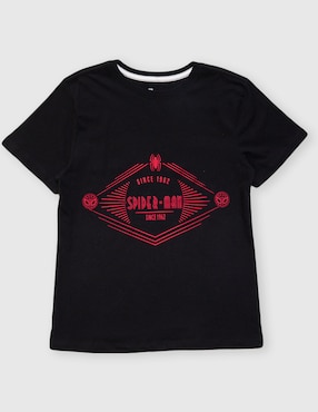 Playera Disney Dtr Spider-Man manga corta para niño