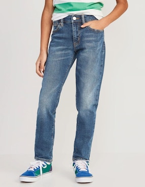 Jeans slim Old Navy lavado medio para niño
