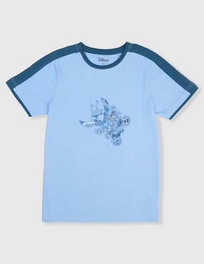 Playera Disney DTR Stitch manga corta para niño