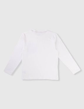Playera Weekend manga larga para niño