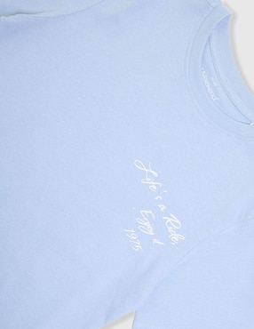 Playera Weekend manga corta para niño